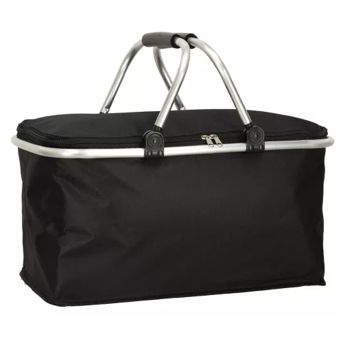 Termikus pliabil coș de picnic, negru