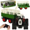 RC mezőgazdasági traktor utánfutóval 2.4G 3.7V 500mAh