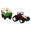 RC mezőgazdasági traktor utánfutóval 2.4G 3.7V 500mAh