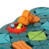 Puzzle társasjáték labirintus akadálypálya 28 db.