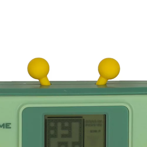 Arcade játék, elektronikus konzol, retró játék, hordozható, kézi, zöld
