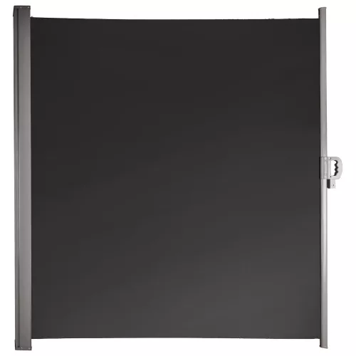 LUARO oldalsó terasz napellenző feltekerhető szúnyogháló 160 x 300 cm szürke