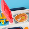 Érzékszervi manipulációs tábla montessori konyhaóra fényhang