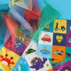 Szortírozó papírzsebkendő doboz érzékszervi montessori plüss számok betűk