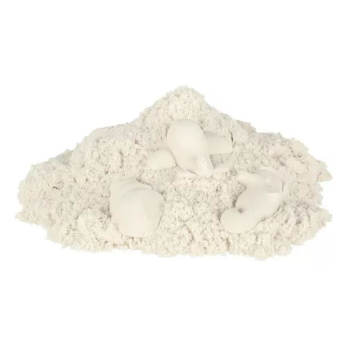 senzorial nisip pentru copii 1 kg- accesoriu în ambalaj, alb