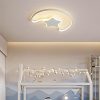 LED mennyezeti plafond lámpa gyerekszobába dimmelhető LUMELA + távirányító hold fehér