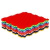 Montessori szenzoros kirakós szőnyeg talpmasszázshoz 8 db