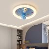 LED holdfényes mennyezeti lámpa a sötétszobában LUMELA + csillaghajós világítótest