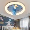 LED holdfényes mennyezeti lámpa a sötétszobában LUMELA + csillaghajós világítótest