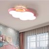 LED mennyezeti lámpa plafond gyerekszobába dimmelhető LUMELA + távirányító felhő pink