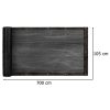 Erkélyfedő LUARO maszkoló szőnyeg árnyékoló háló erkélyre teraszra 150g/m2 105x700cm UV + Tritics