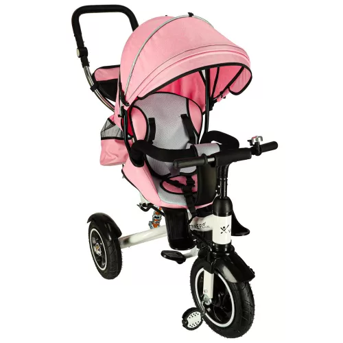 Trike Fix V3 tricicletă, 3 1 în Cărucior, 360°-în rotativ, articol, roz