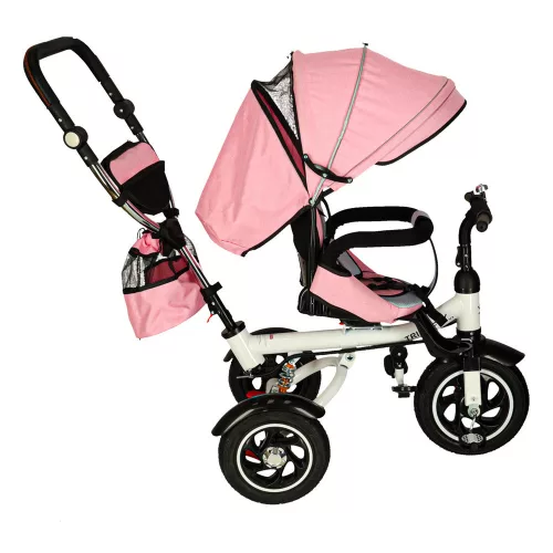 Trike Fix V3 tricicletă, 3 1 în Cărucior, 360°-în rotativ, articol, roz
