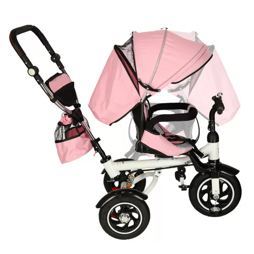 Trike Fix V3 tricicletă, 3 1 în Cărucior, 360°-în rotativ, articol, roz
