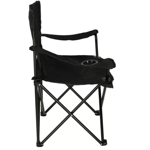 LUARO pliabil scaun, kemping, negru