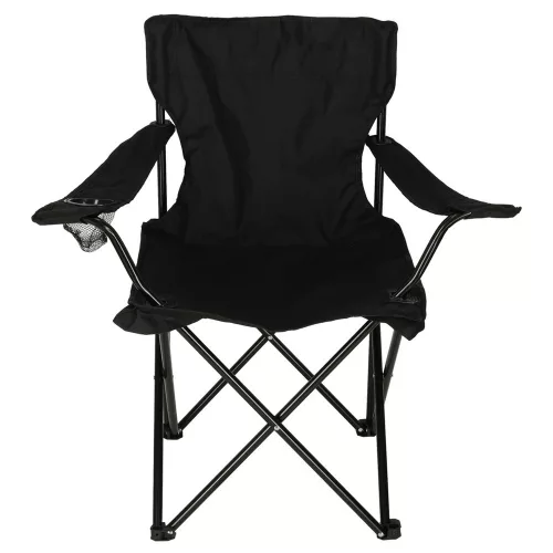 LUARO pliabil scaun, kemping, negru