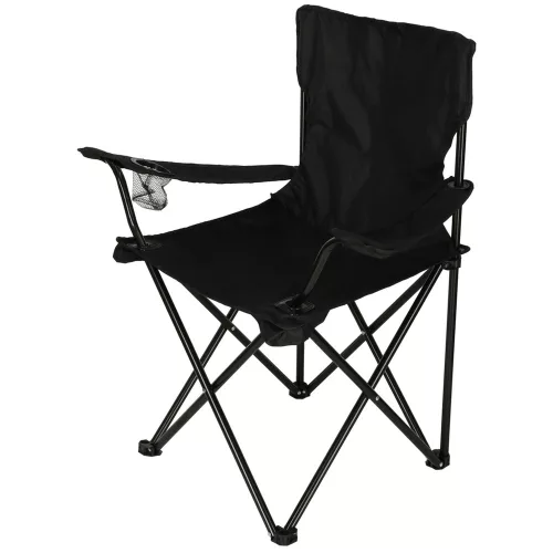 LUARO pliabil scaun, kemping, negru