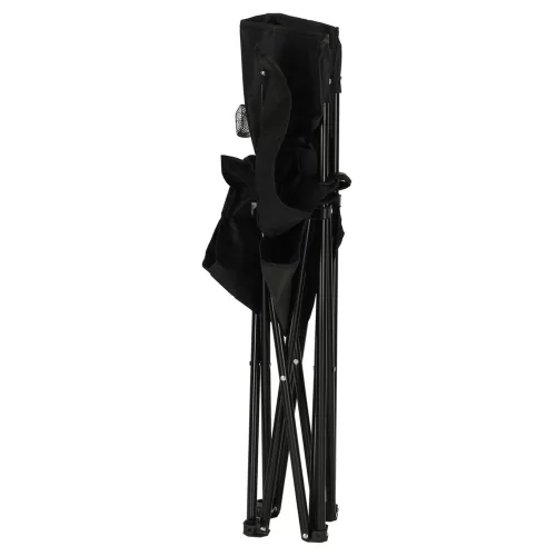 LUARO pliabil scaun, kemping, negru