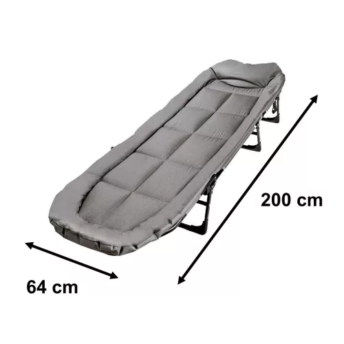 LUARO pat de camping, pliabil, pat de camping, pat, business articol, portabil, ușor, 190x63x30cm