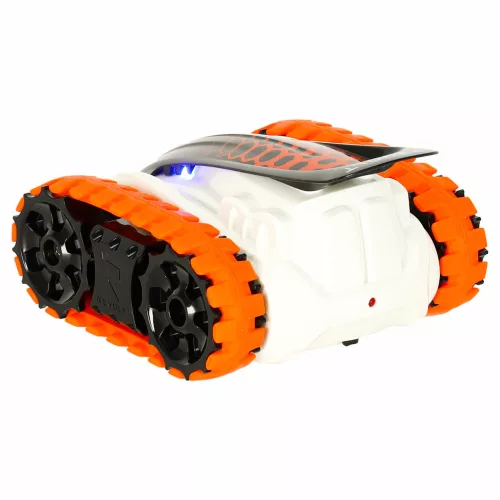 Távirányítós autó RC lánctalpas jármű REVOLT TG1006 nagy teljesítményű pályaversenyző 2,4 GHz-es LED terepjáró hatótávolság akár 40 m piros