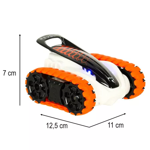 Távirányítós autó RC lánctalpas jármű REVOLT TG1006 nagy teljesítményű pályaversenyző 2,4 GHz-es LED terepjáró hatótávolság akár 40 m piros