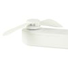 Asztali ventilátor mini kézi összecsukható ventilátor hordozható USB fehér
