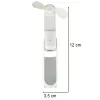 Asztali ventilátor mini kézi ventilátor összecsukható hordozható ventilátor USB fehér