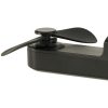 Íróasztal ventilátor mini kézi összecsukható ventilátor hordozható USB fekete