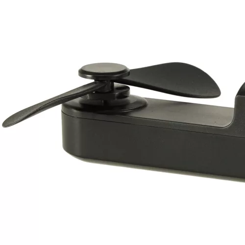 Asztali ventilátor mini kézi ventilátor összecsukható hordozható ventilátor USB fekete