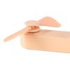 Asztali ventilátor mini kézi összecsukható ventilátor hordozható USB rózsaszínű