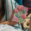 CANDELLANA Gipsz színező kép festés 3D virágok pünkösdi rózsák készlet festékek és ecsetek