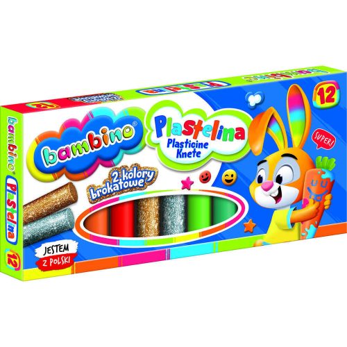 BAMBINO klasszikus gyurma 12 színben