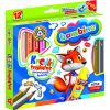BAMBINO Háromszög alakú fakeretes ceruzák 12 színnel + hegyező