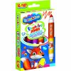 BAMBINO Kétoldalas filctollak Jumbo 6 db/12 szín