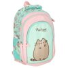 4 rekeszes iskolai hátizsák 16 inch Pusheen Menta