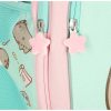 4 rekeszes iskolai hátizsák 16 inch Pusheen Menta