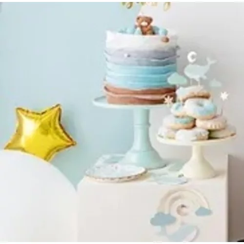 Muffin és cupcake dekorációk - Bálna 11cm-13.5cm 7 darab