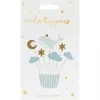 Muffin és cupcake dekorációk - Bálna 11cm-13.5cm 7 darab