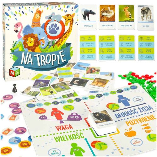 MULTIGRA Tropiciele Mini állatos kvíz társasjáték